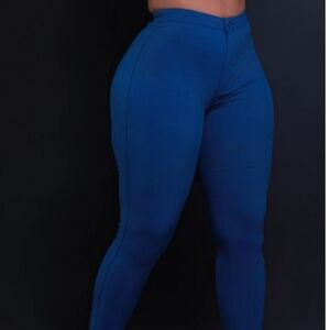 New Super Swank High Waist Stretchy Jeans XL Ocean Blue